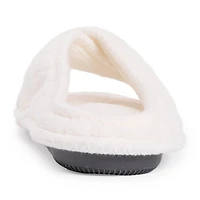 Muk Luks Ada Crossband Womens Memory Foam Slip-On Slippers