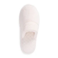Muk Luks Cathy Scuff Womens Memory Foam Slip-On Slippers