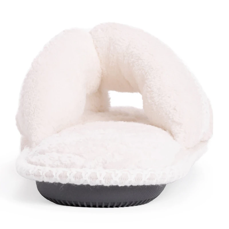 Muk Luks Darlene Thong Womens Memory Foam Slip-On Slippers