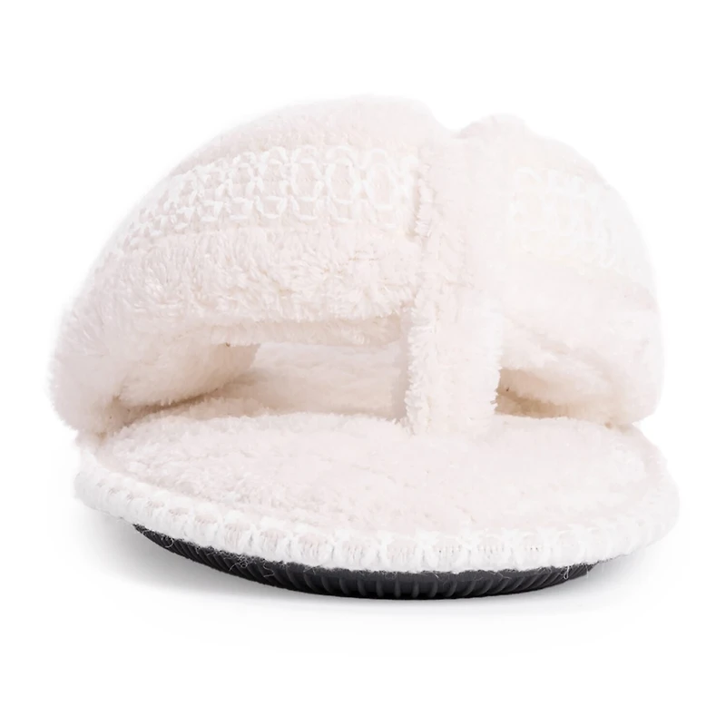 Muk Luks Darlene Thong Womens Memory Foam Slip-On Slippers