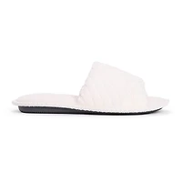 Muk Luks Sally Open Toe Scuff Womens Memory Foam Slip-On Slippers
