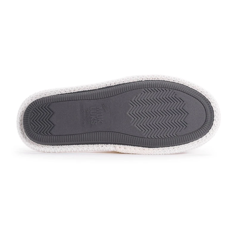 Muk Luks Sally Open Toe Scuff Womens Memory Foam Slip-On Slippers