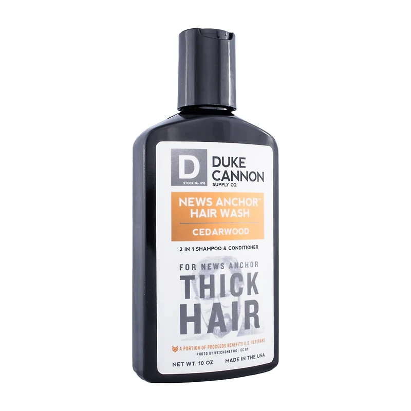 Duke Cannon News Anchor 2-In-1 - Cedarwood Shampoo 10 oz.