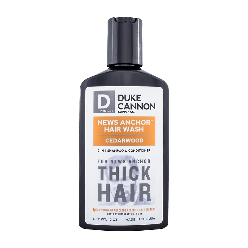 Duke Cannon News Anchor 2-In-1 - Cedarwood Shampoo 10 oz.