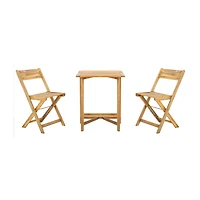 Safavieh Gallo Patio Collection 3-pc. Bistro Set Folding