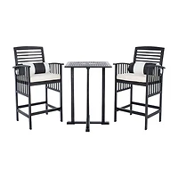Safavieh Pate Patio Collection 3-pc. Bistro Set Folding