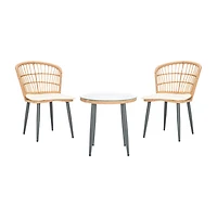 Prenza 3-pc. Patio Table and Chair Set
