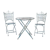 Safavieh Belen Patio Collection 3-pc. Bistro Set Folding