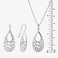 Womens Sterling Silver 2-pc. Jewelry Set