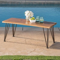 Zion Weather Resistant Iron Coffee Table