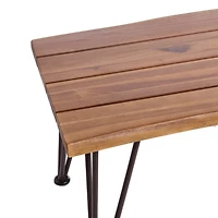 Zion Weather Resistant Iron Coffee Table