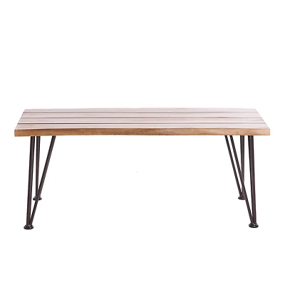 Zion Weather Resistant Iron Coffee Table