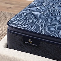 Serta Perfect Sleeper Cobalt Calm Plus 14.5" Firm Pillow Top - Mattress + Box Spring