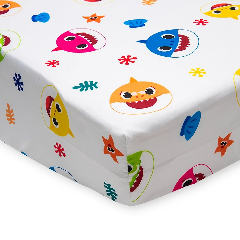 Nojo 2-pc. Baby Shark Crib Sheet