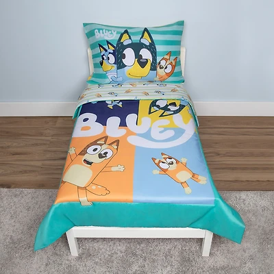Nojo Bluey 4-pc. Bluey Toddler Bedding Set