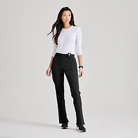 Barco Unify Bup601 Purpose 5-Pocket High-Rise Slim Leg Womens Stretch Fabric Moisture Wicking Scrub Pant
