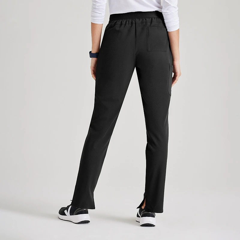 Barco Unify Bup601 Purpose 5-Pocket High-Rise Slim Leg Womens Stretch Fabric Moisture Wicking Scrub Pant