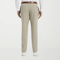 Savane Techworks Performance Mens Straight Fit Dress Flat Front Pant