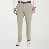 Savane Techworks Performance Mens Straight Fit Dress Flat Front Pant