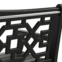 Martha Stewart by POLYWOOD® Chinoiserie 60” Garden Bench