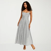 Premier Amour Womens Sweetheart Neck Sleeveless Maxi Dress