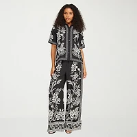 Premier Amour Womens Short Sleeve Blouse