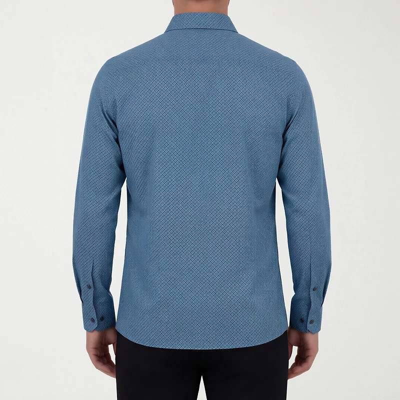 Report Collection Mens Modern Fit Easy Care Long Sleeve Dress Shirt