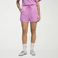 PUMA Womens 4" High Rise Adjustable Waist Drawstring Soccer Short