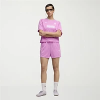 PUMA Womens 4" High Rise Adjustable Waist Drawstring Soccer Short