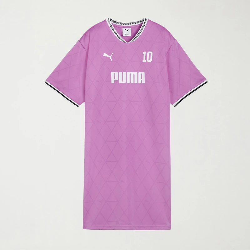 PUMA Jersey Womens Short Sleeve Active Shirt Dress