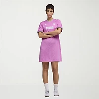 PUMA Jersey Womens Short Sleeve Active Shirt Dress