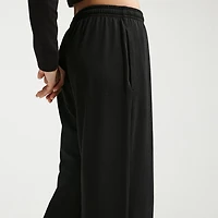 Nike Womens Drawstring Waist Lightweight Moisture Wicking Straight Low Rise Regular Fit Sweatpant