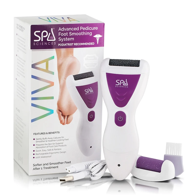 Spa Sciences Viva Advanced Pedicure Foot Smoothing System Callus Remover