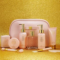 LOVERY™ Enchanted Rose Beauty Body Care - 10pc Cosmetic Bag Set