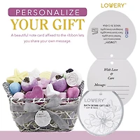 LOVERY™ Variety Bath Bombs Basket - 17pc Home Bath Gift Set