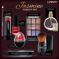 LOVERY™ Floral Jasmine Bath, Spa And Makeup Set