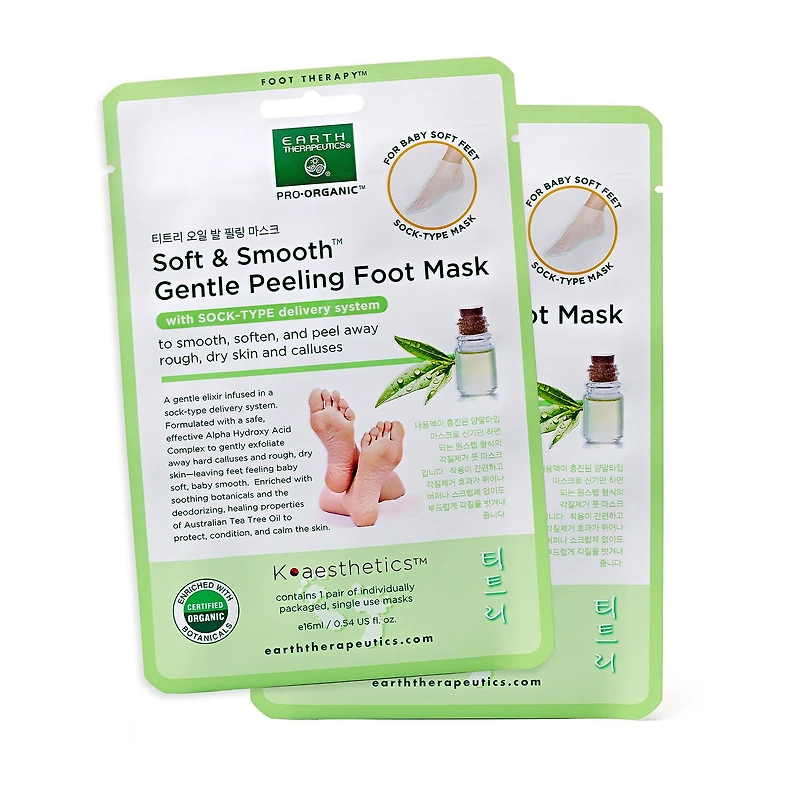 Earth Therapeutics Peeling Foot Mask