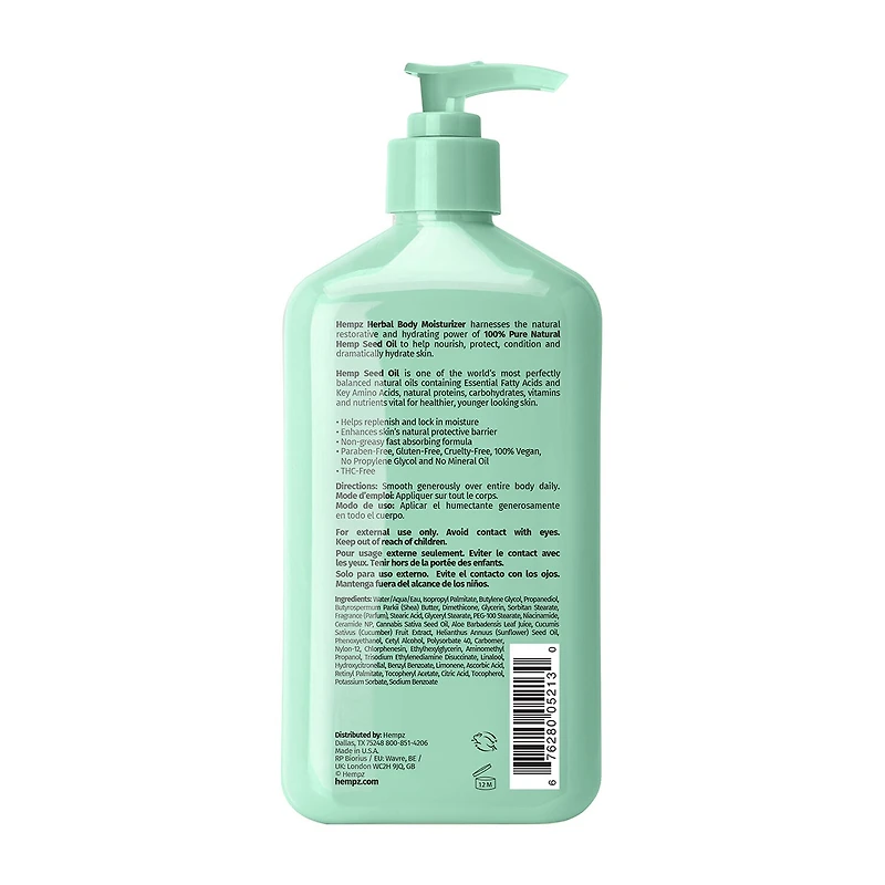 Hempz Cucumber & Aloe Herbal Body Moisturizer
