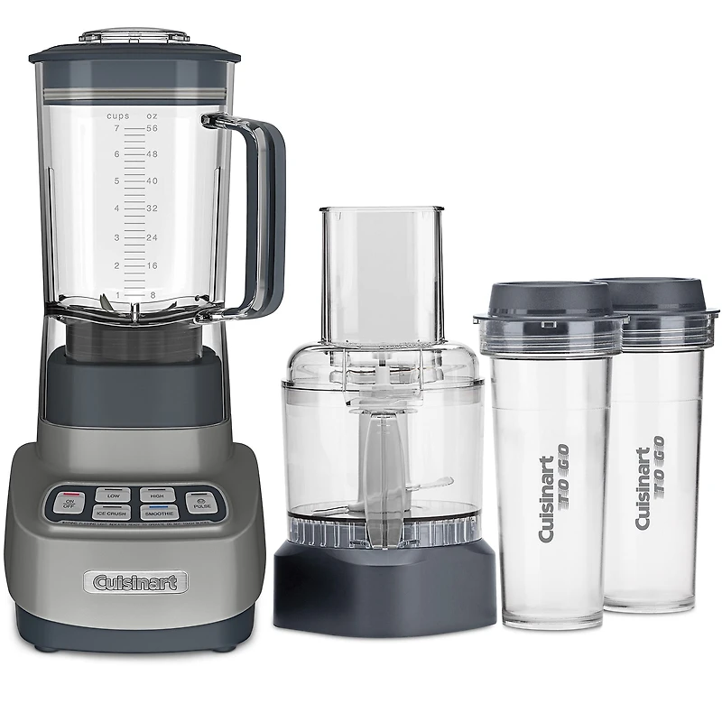 Cuisinart® BFP-650P1 Velocity Ultra Trio Blender/Food Processor with Travel Cups