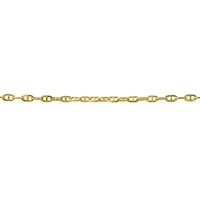 Womens 14K Gold 18 Inch Mariner Chain Necklace