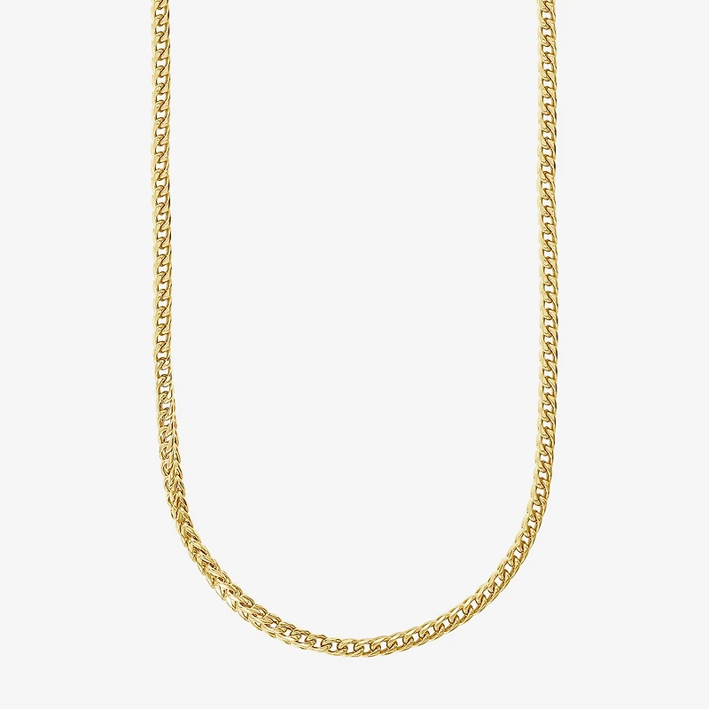 Shaquille O'Neal XLG™ Mens Stainless Steel 24 Inch Wheat Chain Necklace