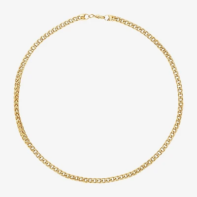 Shaquille O'Neal XLG™ Mens Stainless Steel 24 Inch Wheat Chain Necklace