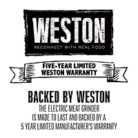 Weston Butcher Series #12 Meat Grinder And Sausage Stuffer
