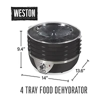 Weston 4 Tray Food Dehydrator
