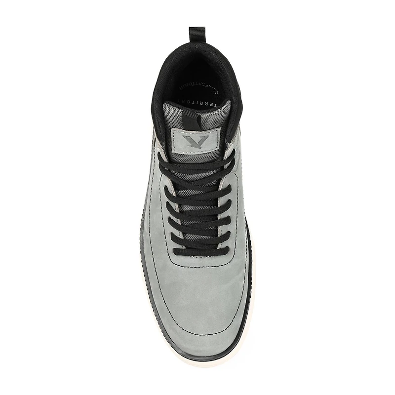 Territory Mens Roam Flat Heel Lace-Up Boots