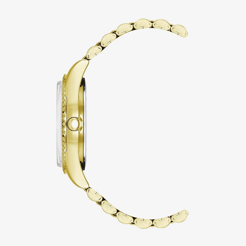 Armitron Womens Gold Tone Bracelet Watch 75 5849bkgp