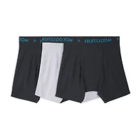 Fruit of the Loom Breathable Stretch Mens 3 Pack Boxer Briefs Bp3bb76