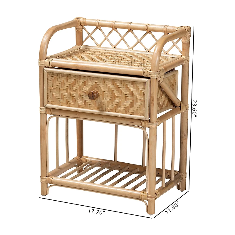 Kobie 1-Drawer Nightstand