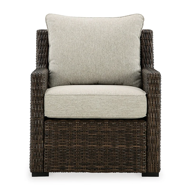 Signature Design by Ashley® Brook Ranch Outdoor Lounge Chair with Cushion