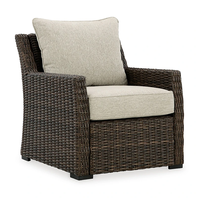 Signature Design by Ashley® Brook Ranch Outdoor Lounge Chair with Cushion